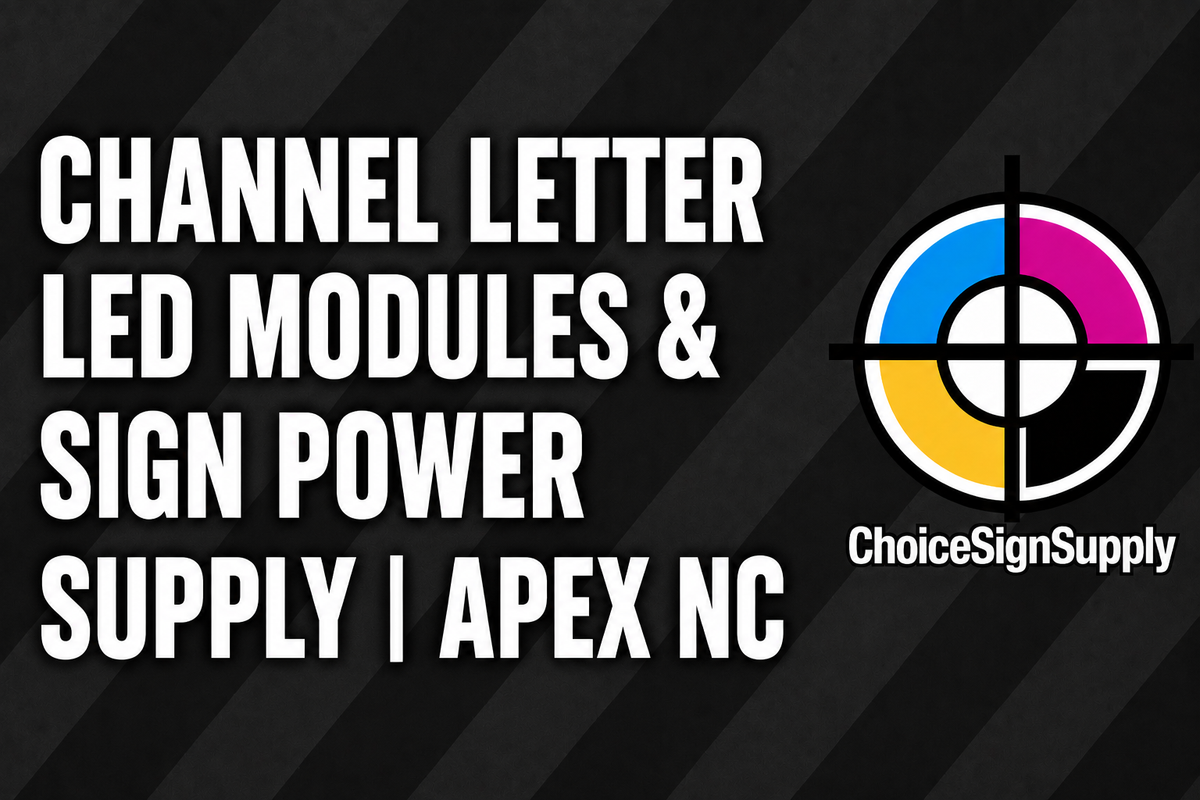 Channel Letter LED Modules & Sign Power Supply | Apex NC