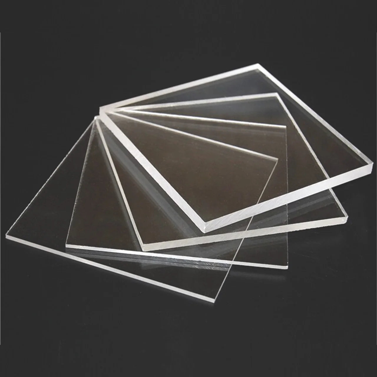 Acrylic Sheets Cast Clear Paper masked