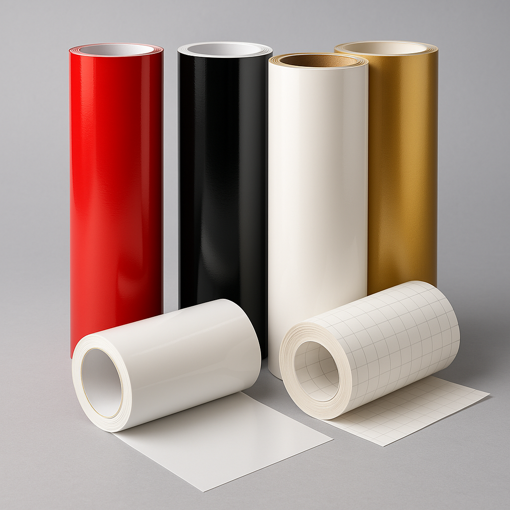 cut vinyls and tape