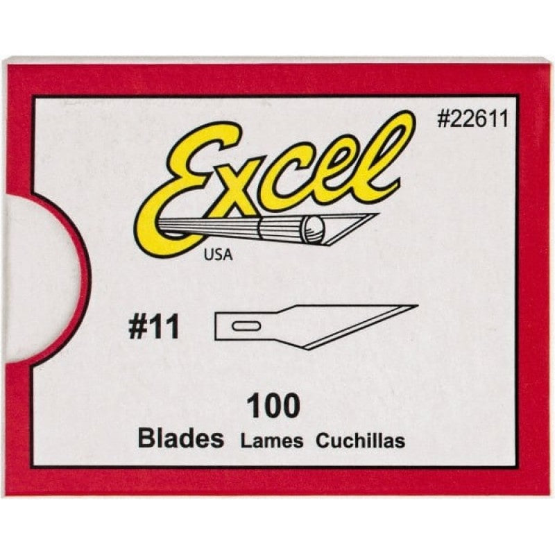 Excel #11 Double Honed X-Acto Blades – 100 Pack