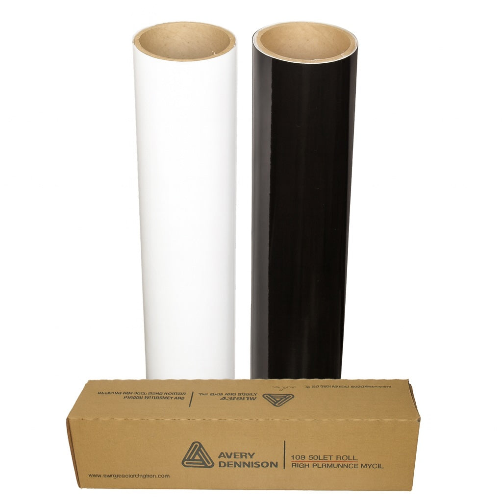Avery Cast SC950 Cut Vinyl 24" | White & Black