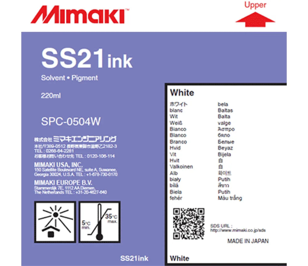 Mimaki SS21 Eco-Solvent Ink – 440ml Cartridges